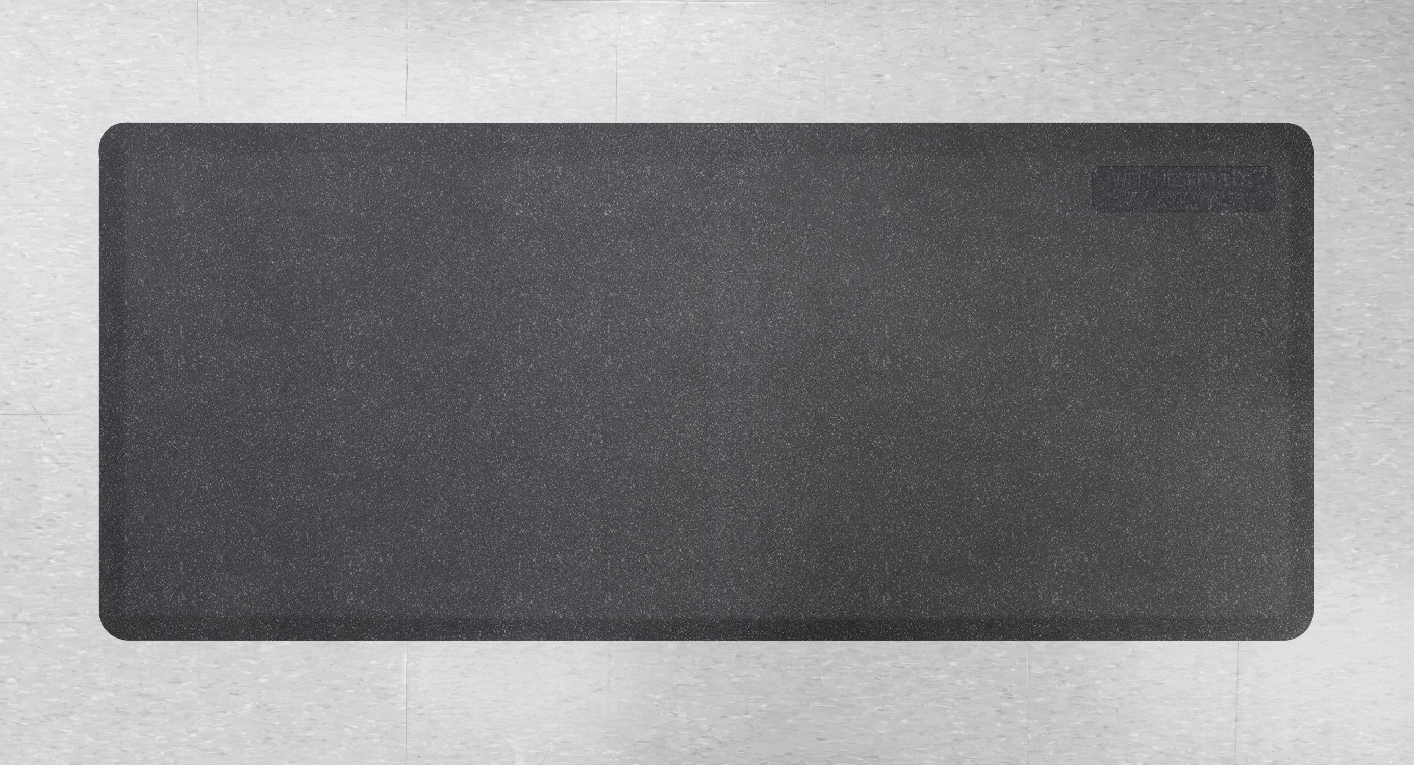 Granite Steel FoldingMat on a tile floor